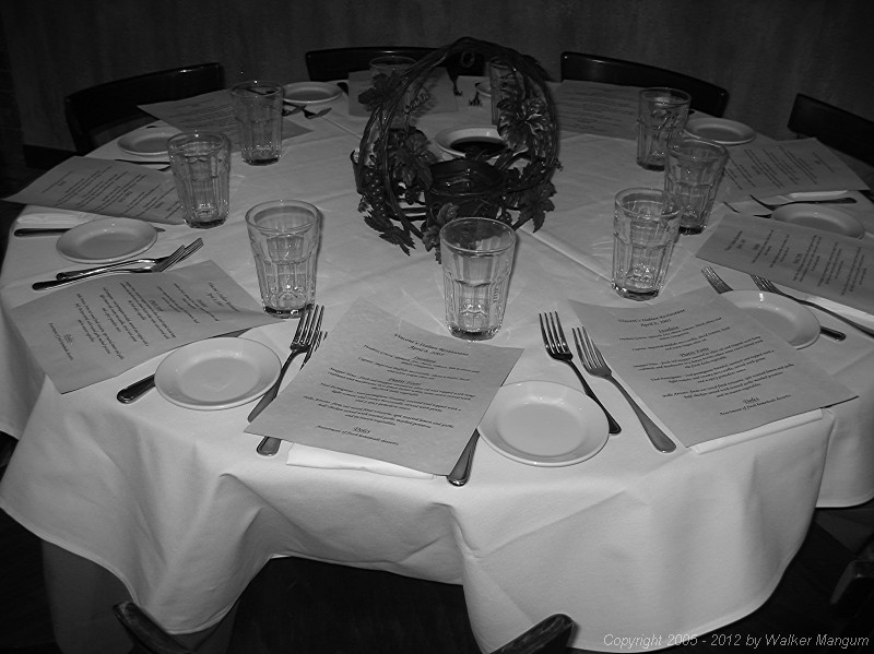 The rehearsal dinner - April 8 - Vincent's Restaurant
